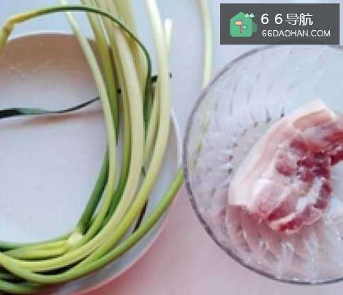 好吃的蒜苔烧肉做法