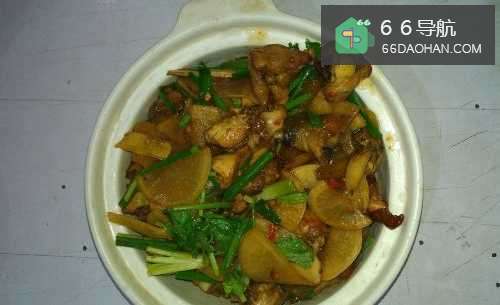 酸辣萝卜爆炒鸡