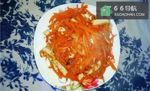 怎么样做家常菜胡萝卜炒豆干