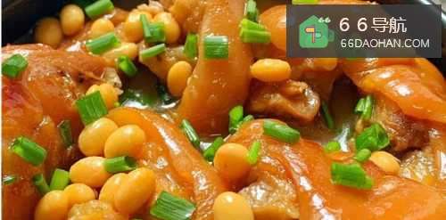 黄豆焖猪蹄怎么做