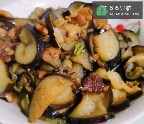 家常菜：茄子炒肉