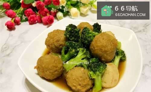 花菜烩丸子的家常做法