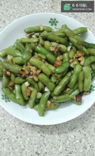 好吃易学的家常美味--蒜末毛豆