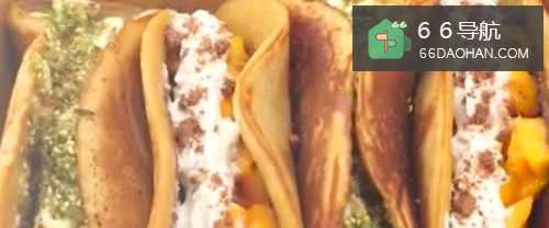 成都小吃“蛋烘糕”