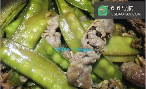 家常菜系肉卷荷兰豆