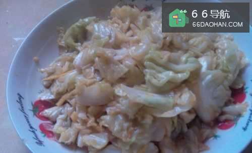 家常菜清炒椰菜