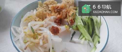 #美食#小吃凉皮的调制方法