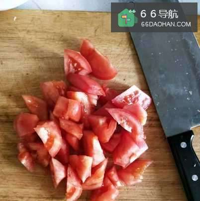 西红柿素炒腐竹的做法