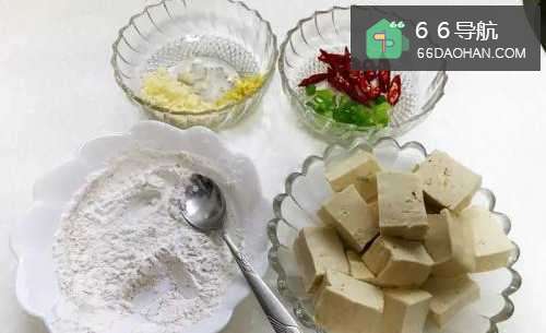 怎样做出家常菜系列之黄金豆腐