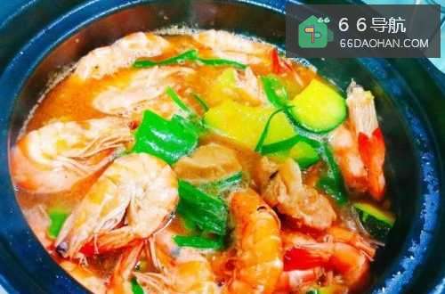 鲜虾南瓜排骨煲