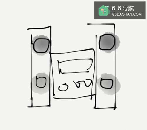 涂鸦系列之如何画家庭音响