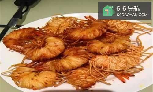 面线虾的做法