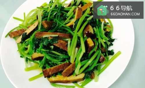香菜炒豆干的做法——小白学做菜！