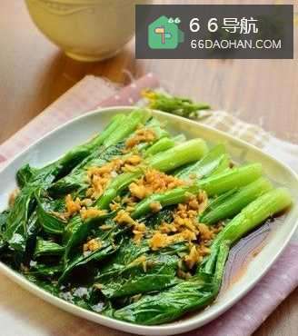 一道家常菜蚝油菜心