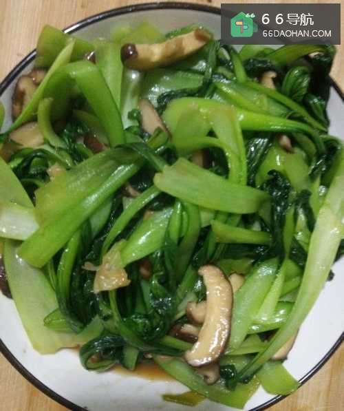 香菇炒青菜怎样做好吃