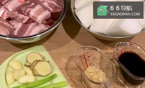 怎么样做出家常菜系列之萝卜烧肉