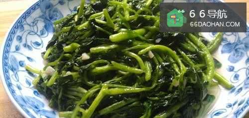 家常菜系列菜谱10：清炒西洋菜---西洋菜的做法