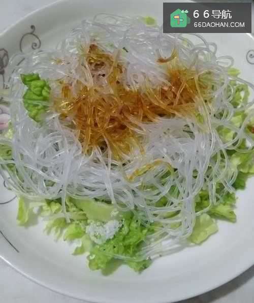 白菜拌粉丝的做法