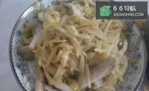 白萝卜炒肉做法