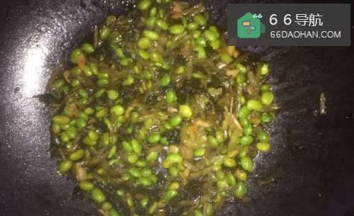 咸菜卤豆子的做法