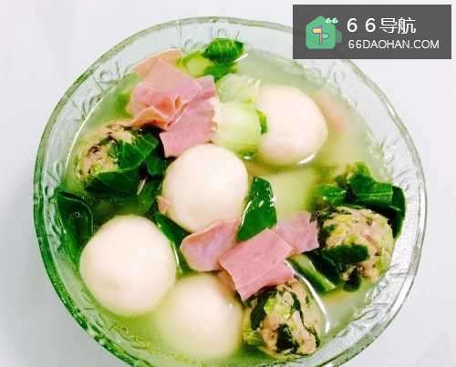 #过年#解油腻——来一份青菜丸子汤