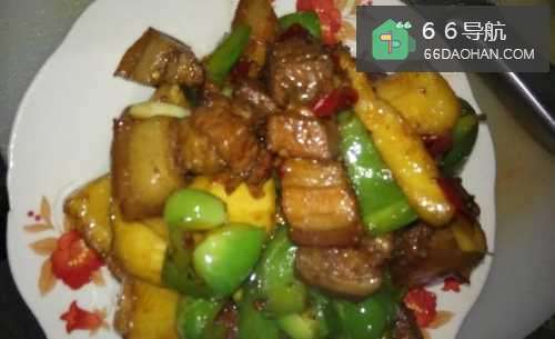 西葫芦炒五花肉