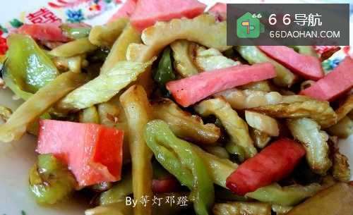 家常菜：火腿尖椒炒苦瓜