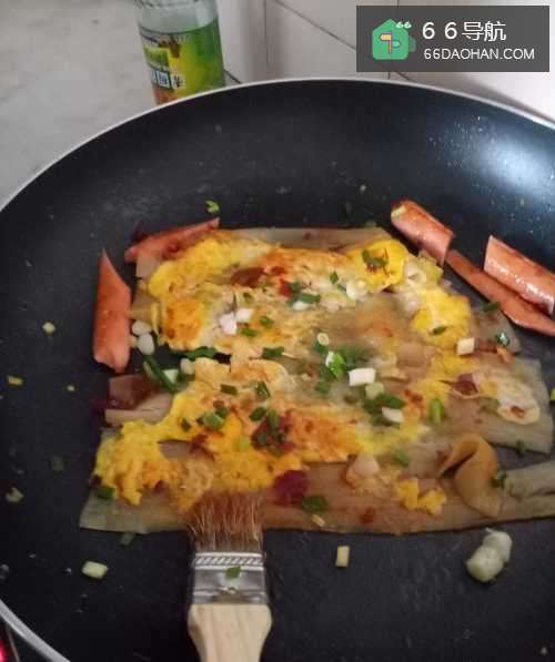 自制好吃的烤冷面