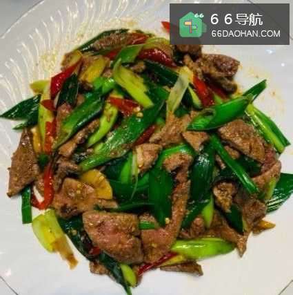 蒜苗炒猪肝的做法步骤