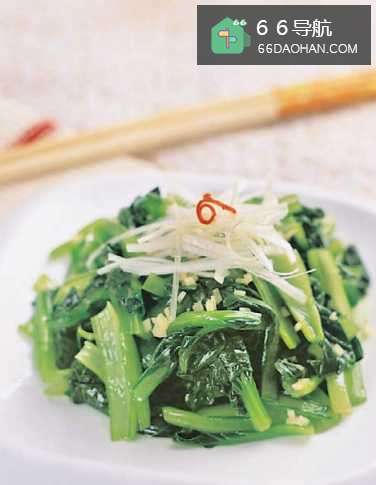 家常菜之葱姜 炝菜心