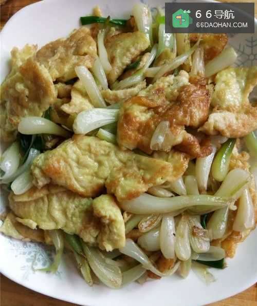 家常菜翘头炒鸡蛋的做法