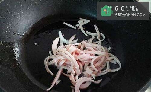 怎么样做出家常菜系列之火腿洋葱炒意粉