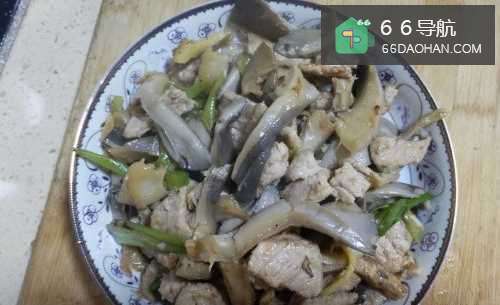 鲜蘑炒肉的家常做法