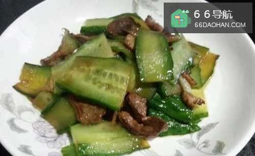 黄瓜炒肉的做法大全