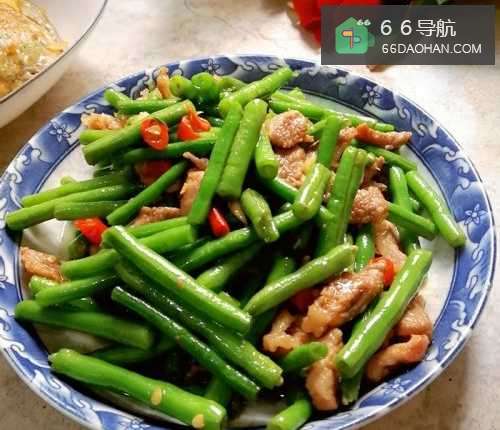 豆角炒肉的最简单的家常做法