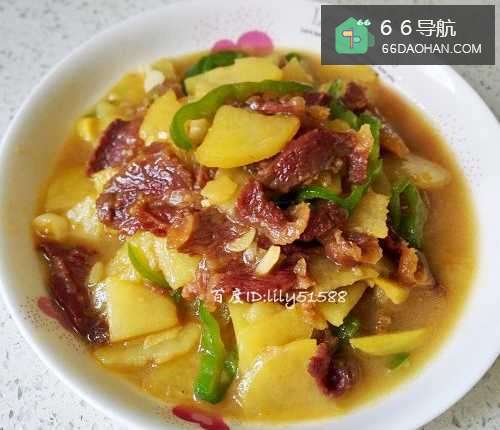 牛肉炒土豆的家常做法