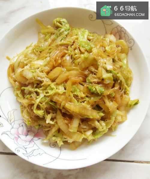 粉条白菜怎样炒