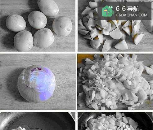家常菜；香浓版洋葱炒土豆做法图解