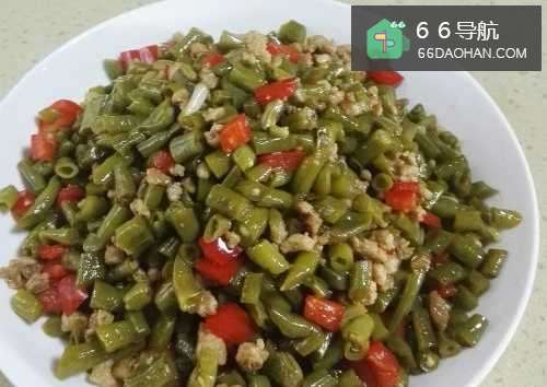 家常菜肉沫酸豆角的做法