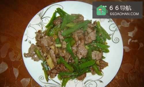 家常菜：青椒牛肉
