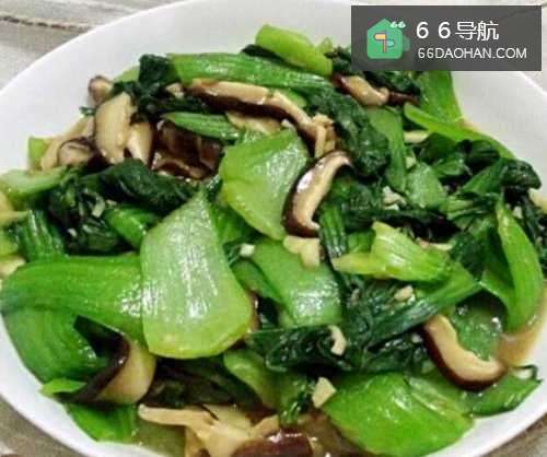 香菇油菜的家常做法
