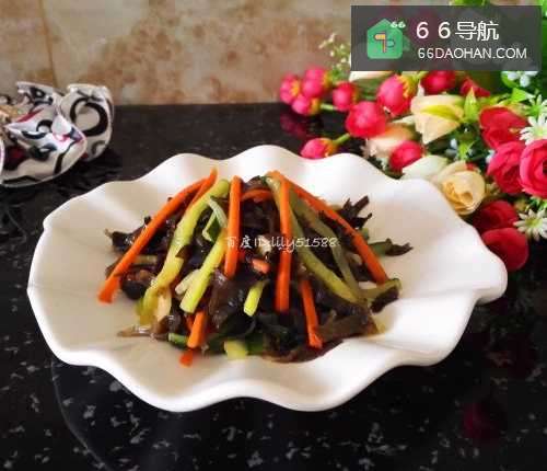 木耳胡萝卜炒黄瓜的家常做法