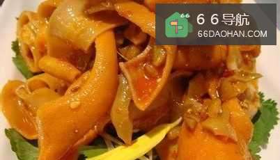 中华小吃制作技术大全之烫鸭肠的做法