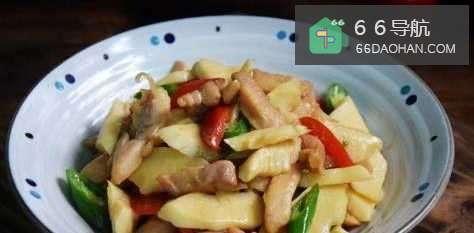 笋片炒鸡肉的做法步骤