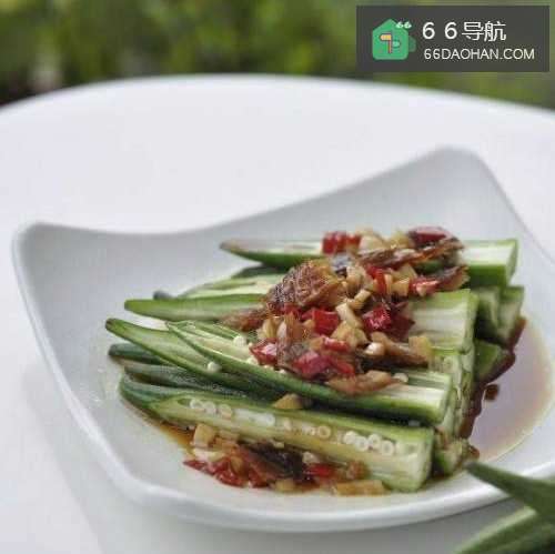 蒜香秋葵的做法