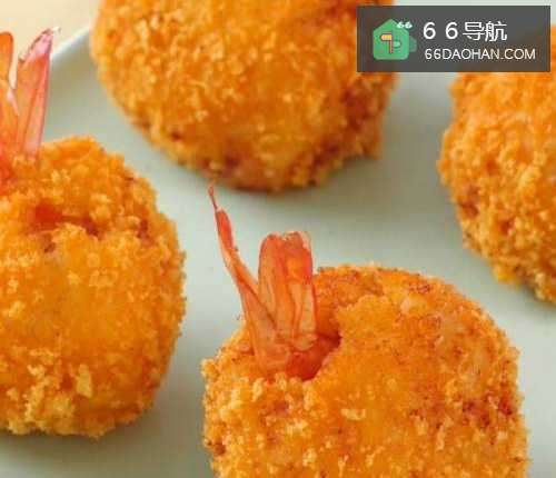 怎么做黄金土豆泥虾球？