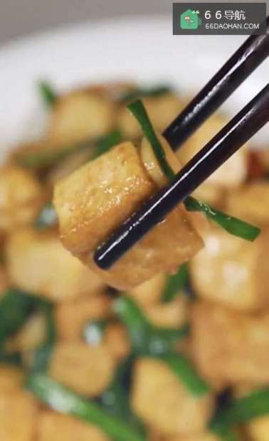 韭香豆腐的做法