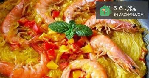 西班牙风鲜虾粉丝煲的做法