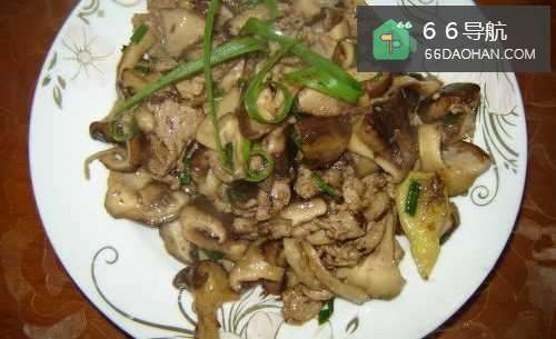 家常菜：肉炒香菇