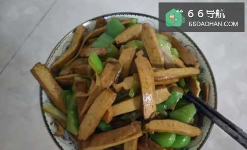 家常菜之青椒炒豆干